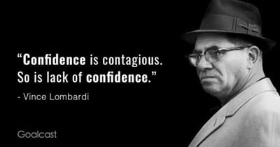 Coach Lombardi's Lesson This Morning...