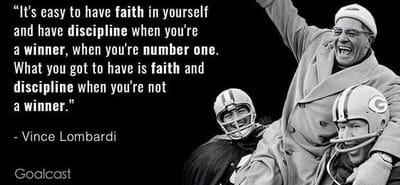 Coach Lombardi Advises Us On--- HOW-- To Become a Winner...