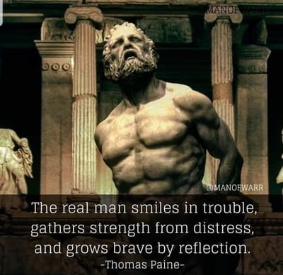 Thomas Paine, Author Of Common Sense (1776), On Real Manhood