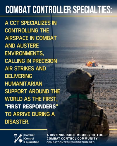 Help Our Veterans By Giving To The Combat Control Foundation