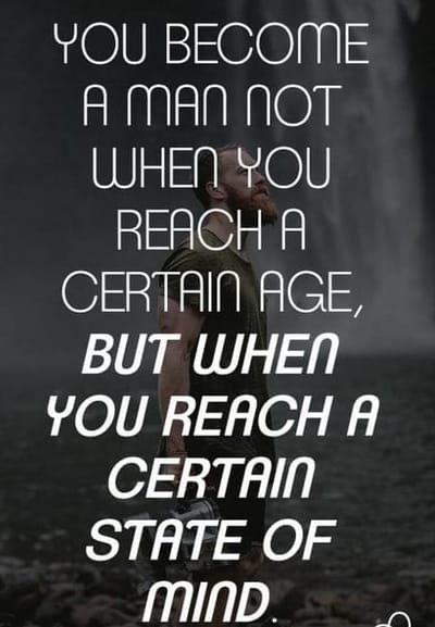 Man Up...