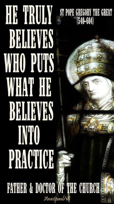 St. Pope Gregory The Great (540-604), Doctor Of The Church