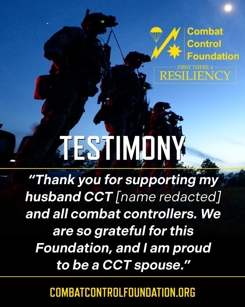 Help Our Veterans By Giving To The Combat Control Foundation