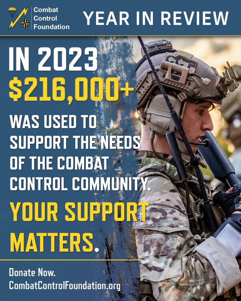 Help Our Veterans By Giving To The Combat Control Foundation