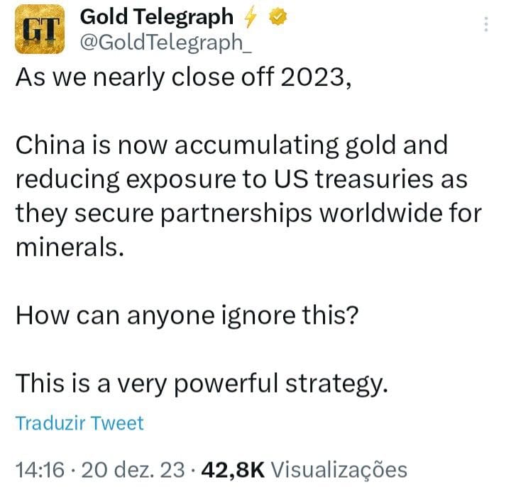 #GustavoPhilippsenFuhr, Market Intelligence: Gold