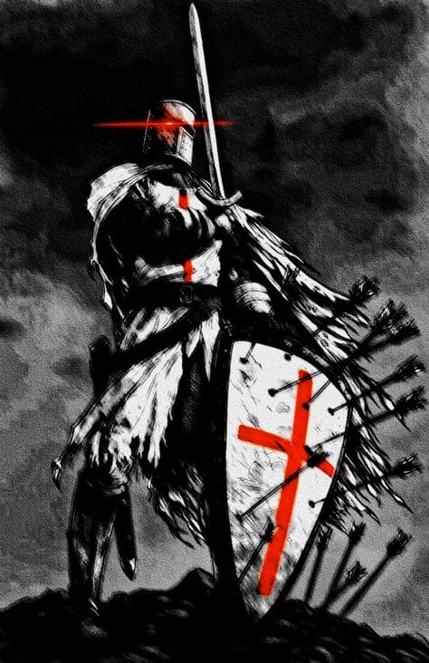 Seek Protection And Sanctification, 
Under The Flag, And Behind The Shield Of Christ!