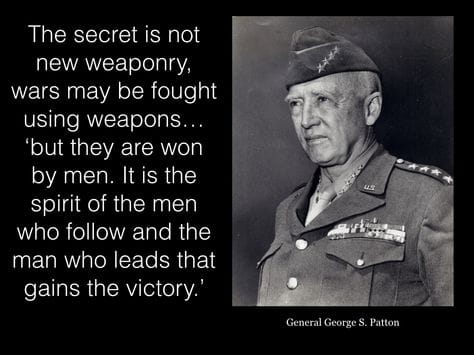 Patton's Practice: The Secret Is The 'Spirit' Of The Man...