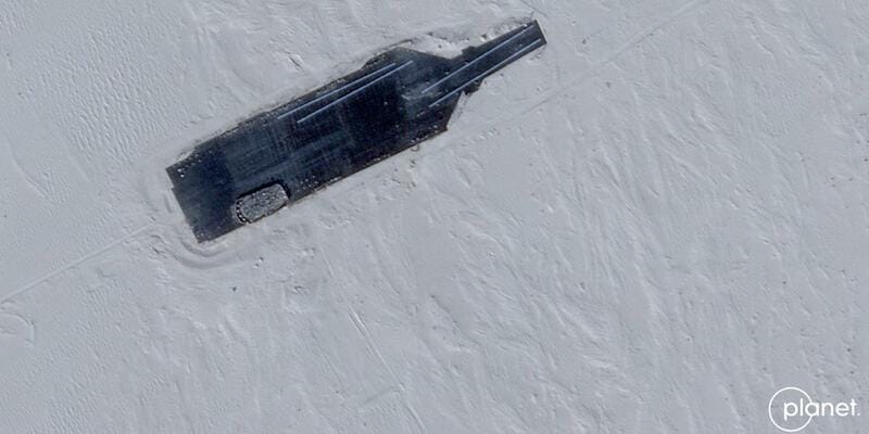 #ShannonBrandao, #ChinaBoss: Satellite Images Show China Made An Apparent USS Gerald R. Ford Aircraft Carrier Target Out In The Desert