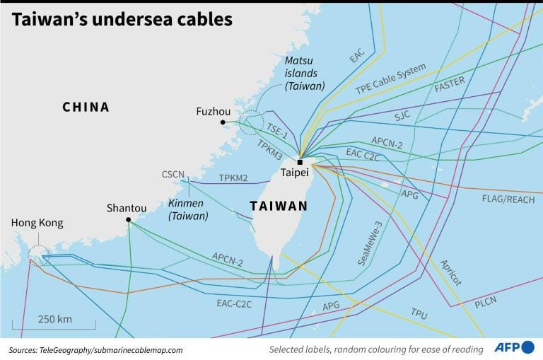 #CrystalT, Assistant Research Fellow At Institute For National Defense And Security Research: Cutting Underwater Communication Cables: An 'Information Blockade': "The Cyber Operation Toward Taiwan Never Really Stops."
